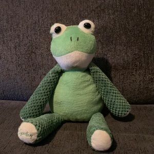 Scentsy Buddy *RETIRED* Plush Ribbert the Frog Green
